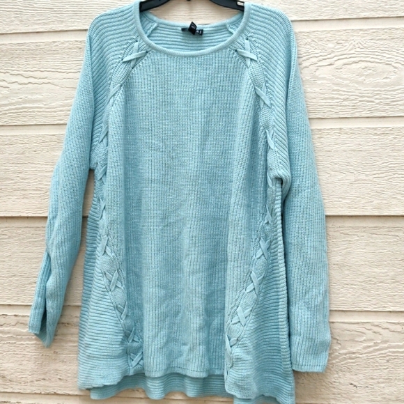 A.n.a Crew Neck Long Sleeve Pullover Sweater size 2X - Picture 1 of 7